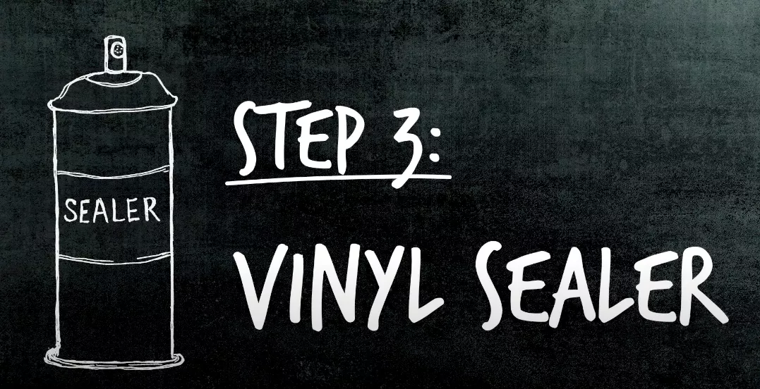 Paso 3 - Sellador de vinilo