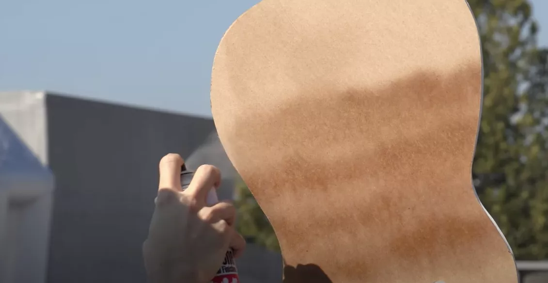 Pulverización del sellador de vinilo