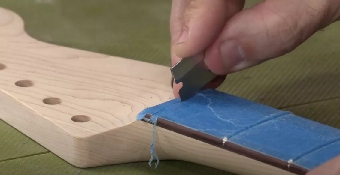 Enmascaramiento de la sección por la tuerca