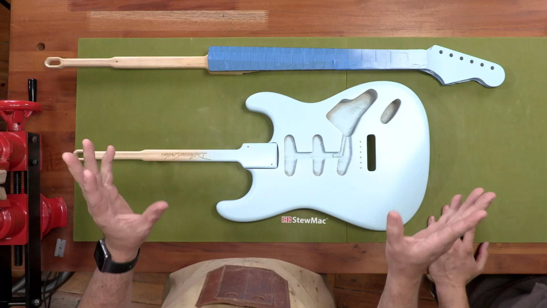 Aplicación de la tercera capa de color