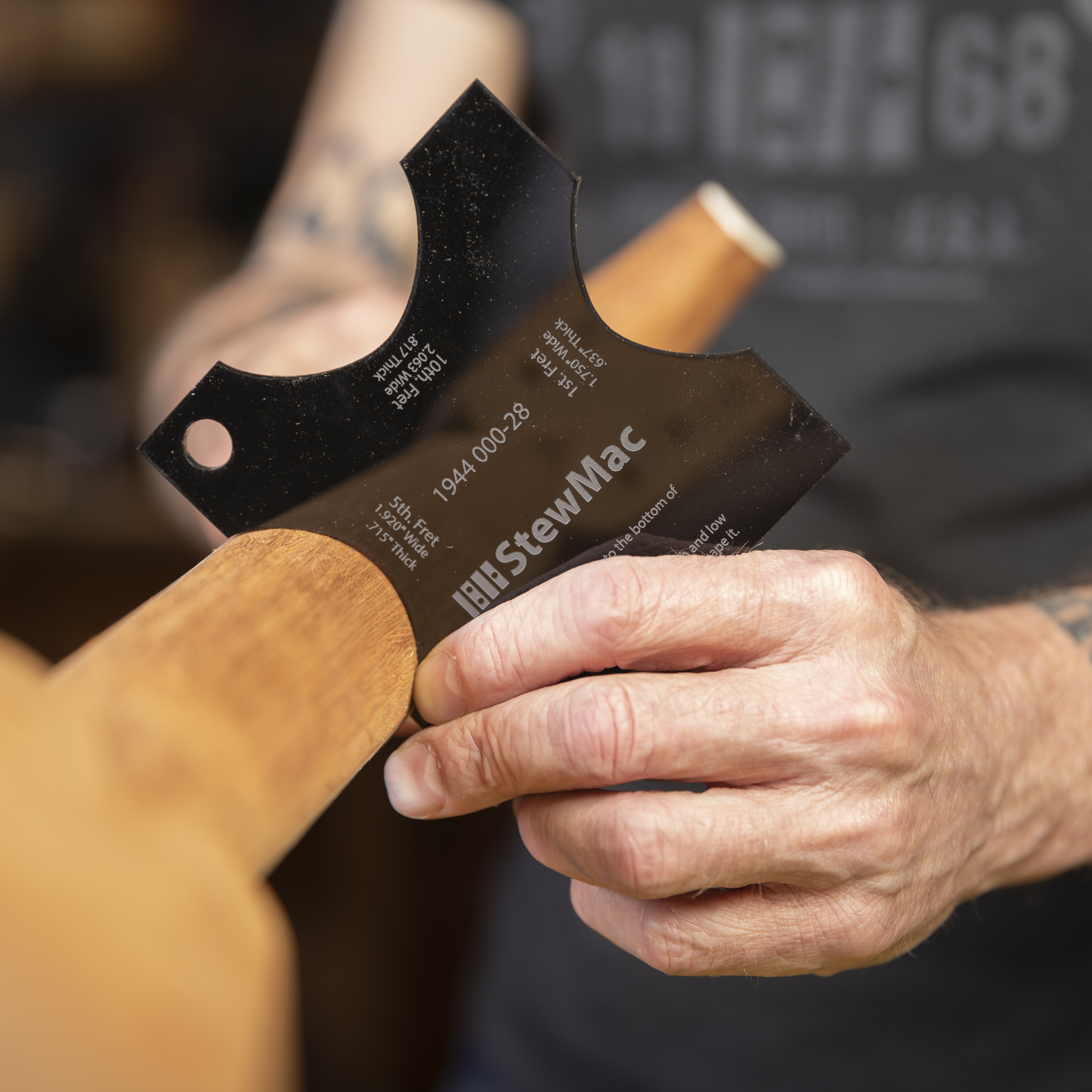 Plantillas para moldear el cuello para guitarra acústica Plantillas para moldear el cuello para guitarra acústica