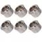 10,5 mm Casquillos de conversión redondos, níquel, juego de 6 10,5 mm Casquillos de conversión redondos, níquel, juego de 6