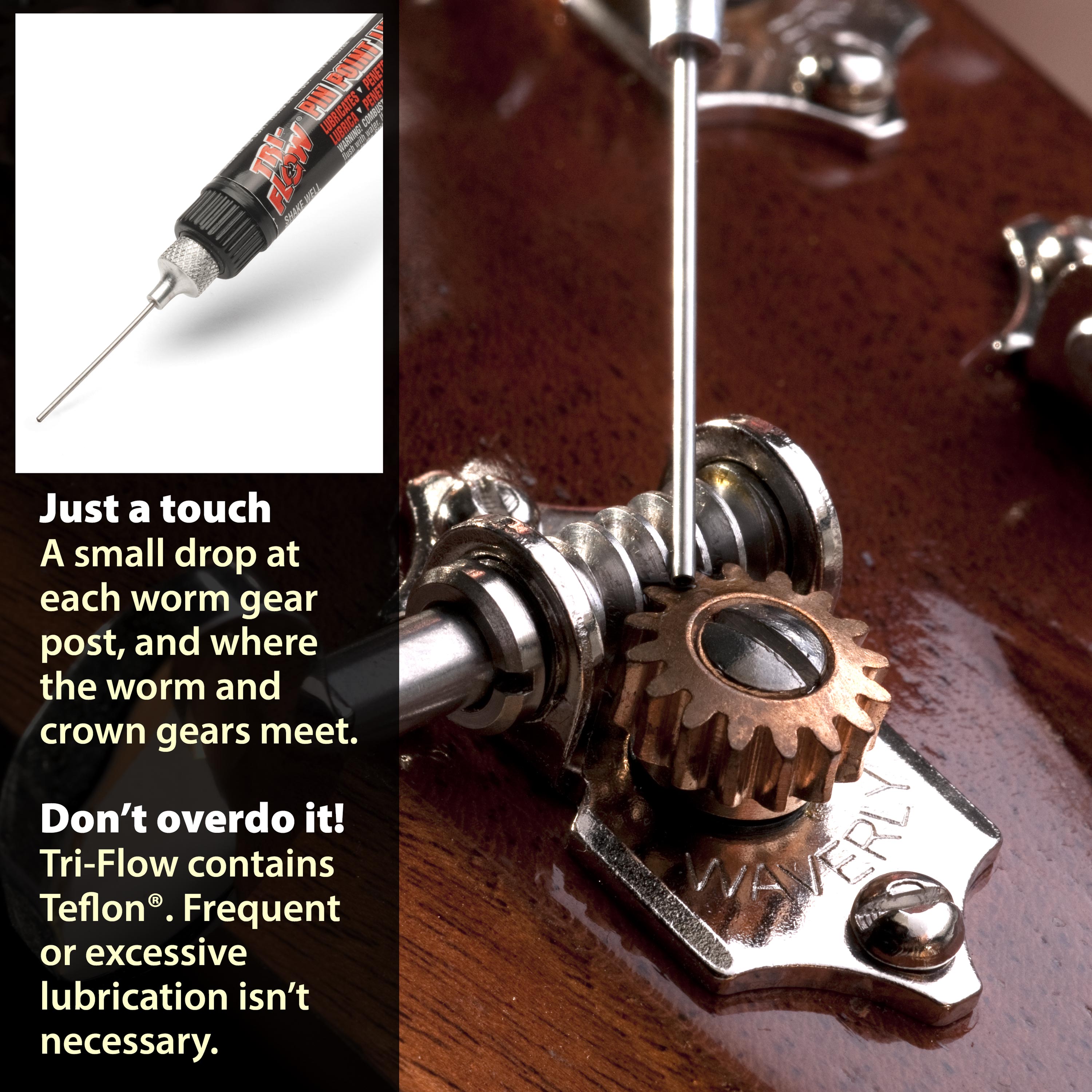 Lubricador de Tri-Flow Pin Point