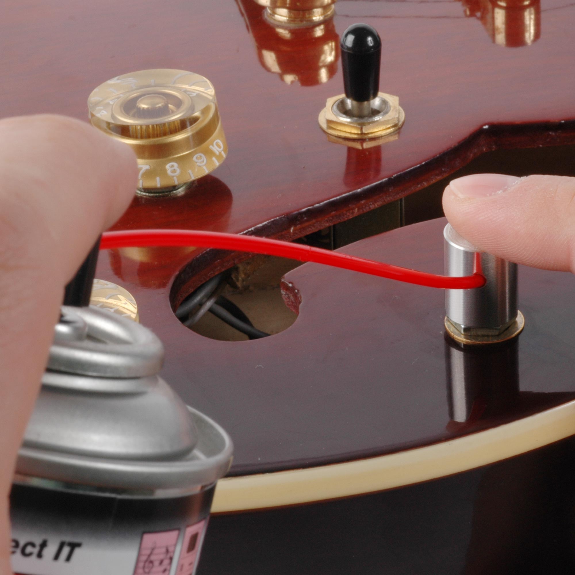 Tapón de limpieza del recipiente