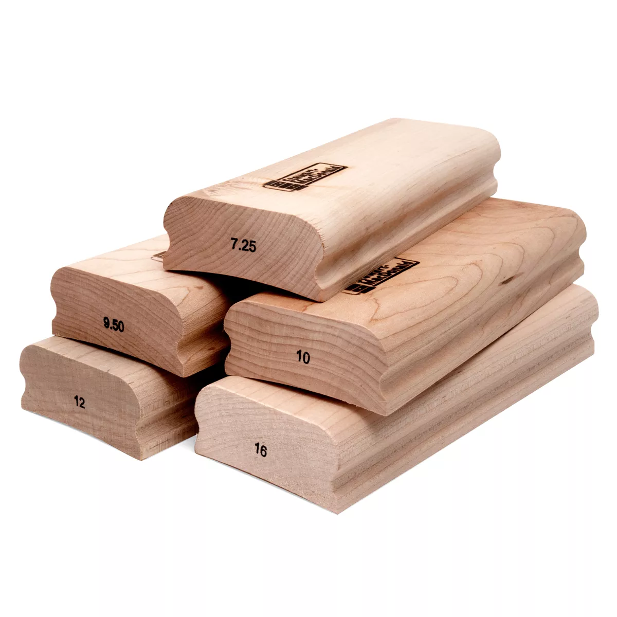 Juego esencial de bloques de radio 8", juego de 5 Juego esencial de bloques de radio 8", juego de 5