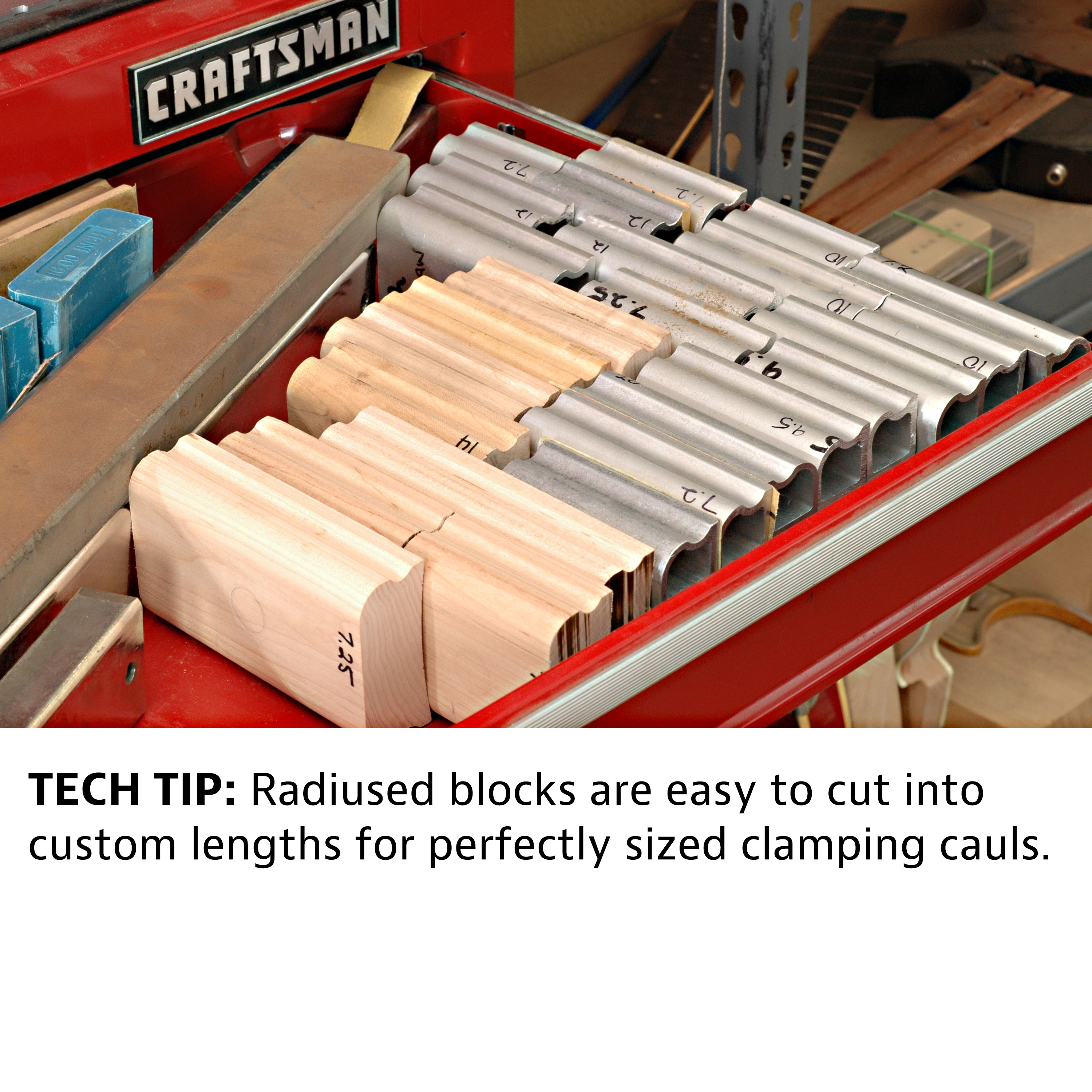 Juego esencial de bloques de radio 8", juego de 5 Juego esencial de bloques de radio 8", juego de 5