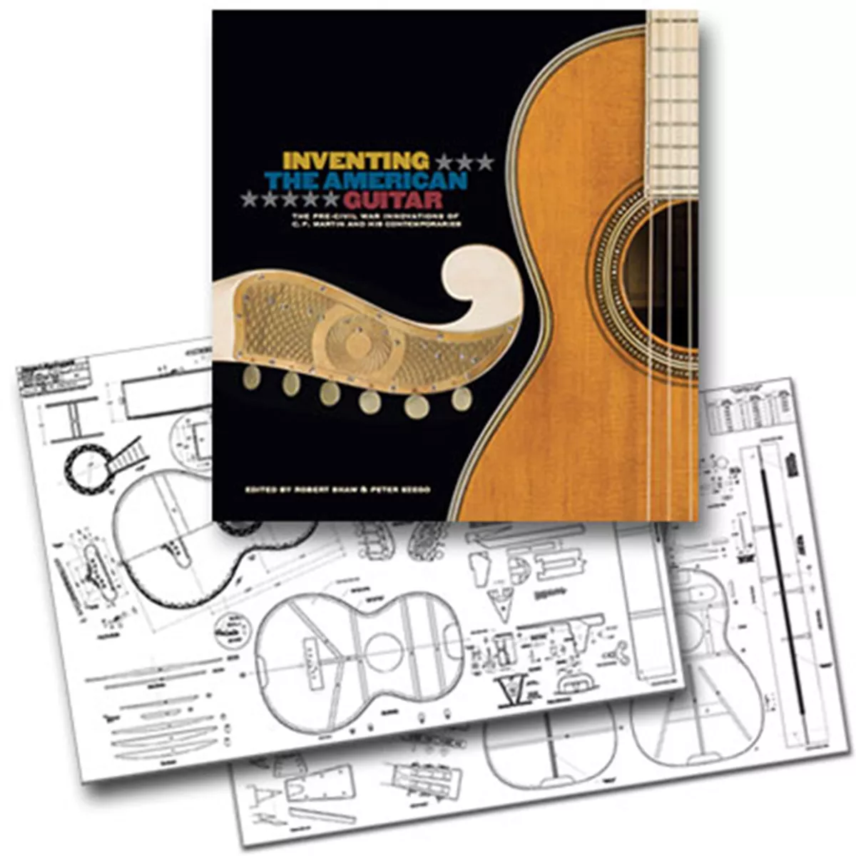 Inventing the American Guitar Book y planos de guitarra Martin Inventing the American Guitar Book y planos de guitarra Martin