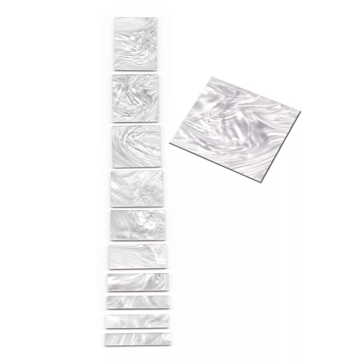 Conjunto de incrustaciones Pearloid para Gibson® Les Paul® personalizado Conjunto de incrustaciones Pearloid para Gibson® Les Paul® personalizado