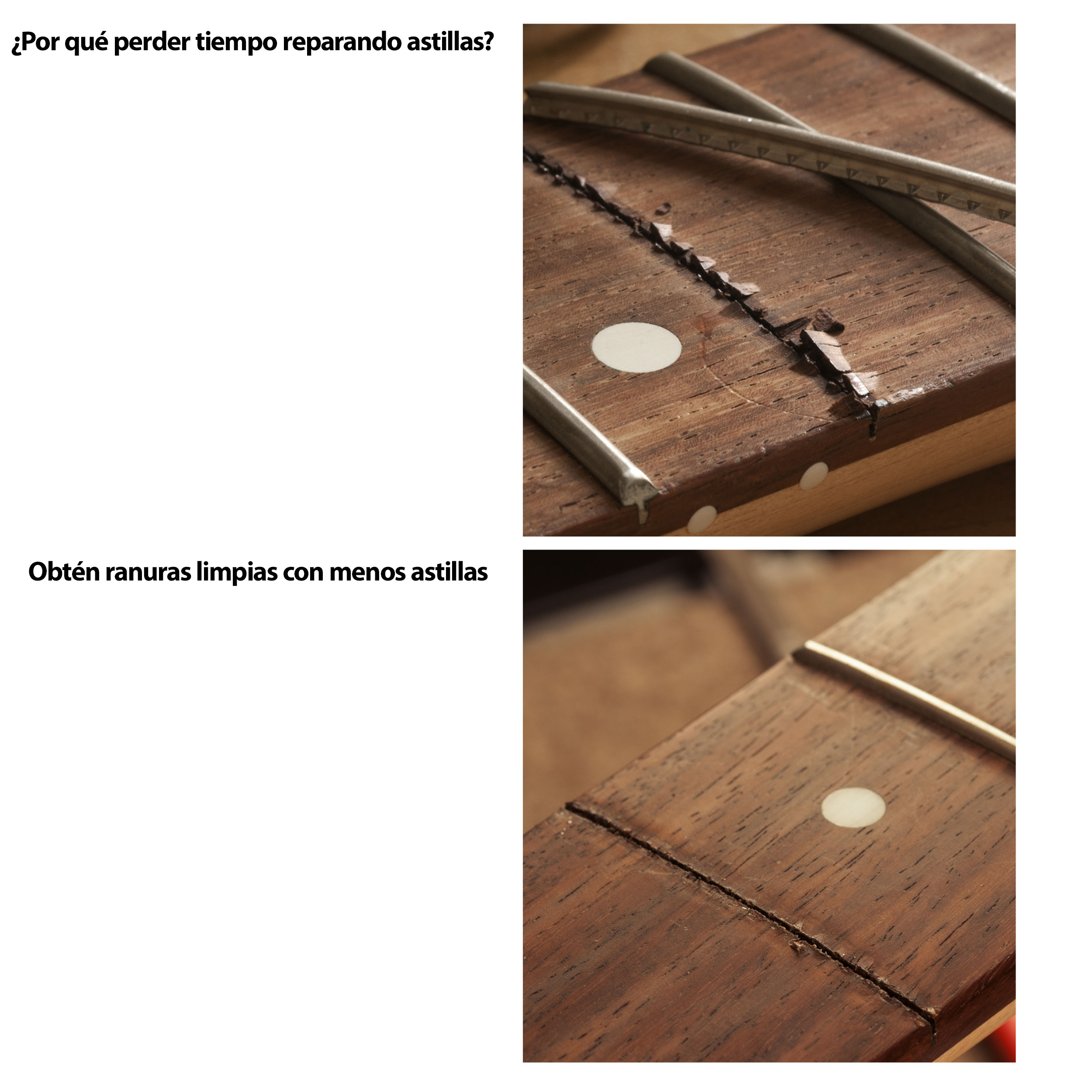 Topes para astillas Chip Stoppers, juego de 2