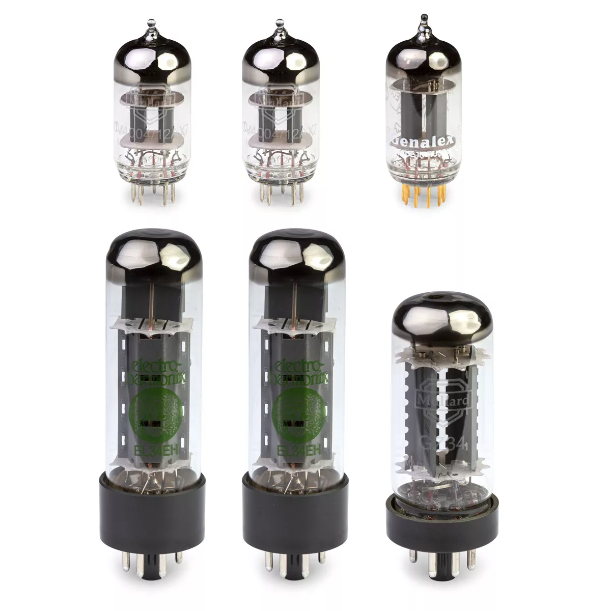 Juego de tubos curados Ultimate para Marshall JTM-45 (EL34) Juego de tubos curados Ultimate para Marshall JTM-45 (EL34)