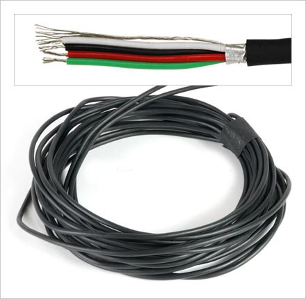 cable de 4 conductores - 25 pies cable de 4 conductores - 25 pies