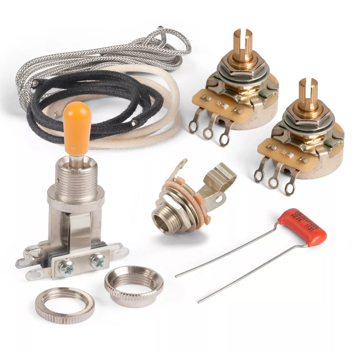 Kit de cableado prémium para dos pastillas con interruptor de palanca Kit de cableado prémium para dos pastillas con interruptor de palanca