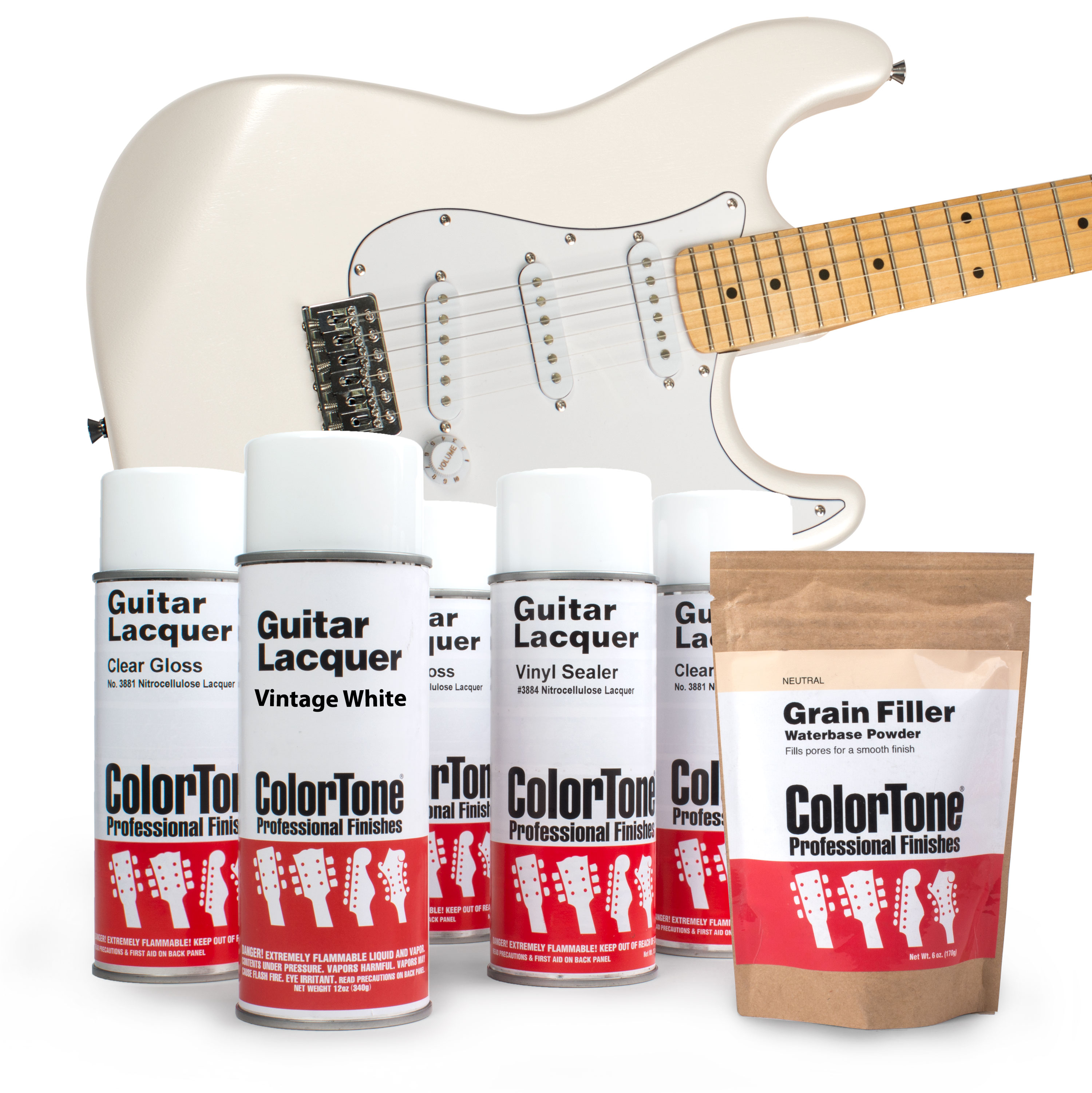 Juego de acabado en aerosol ColorTone para Vintage White