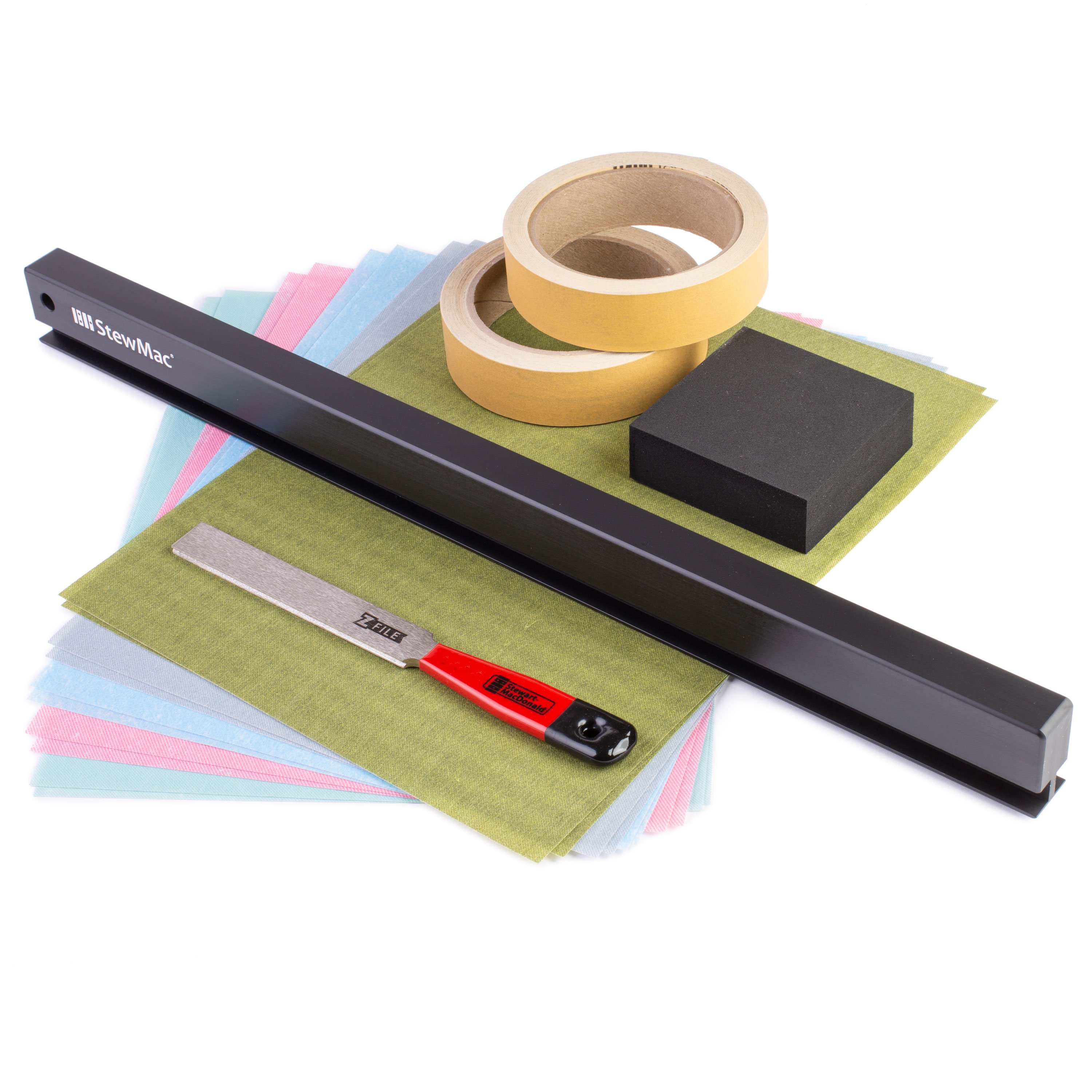 Set de herramientas Deluxe para nivelar y pulir trastes