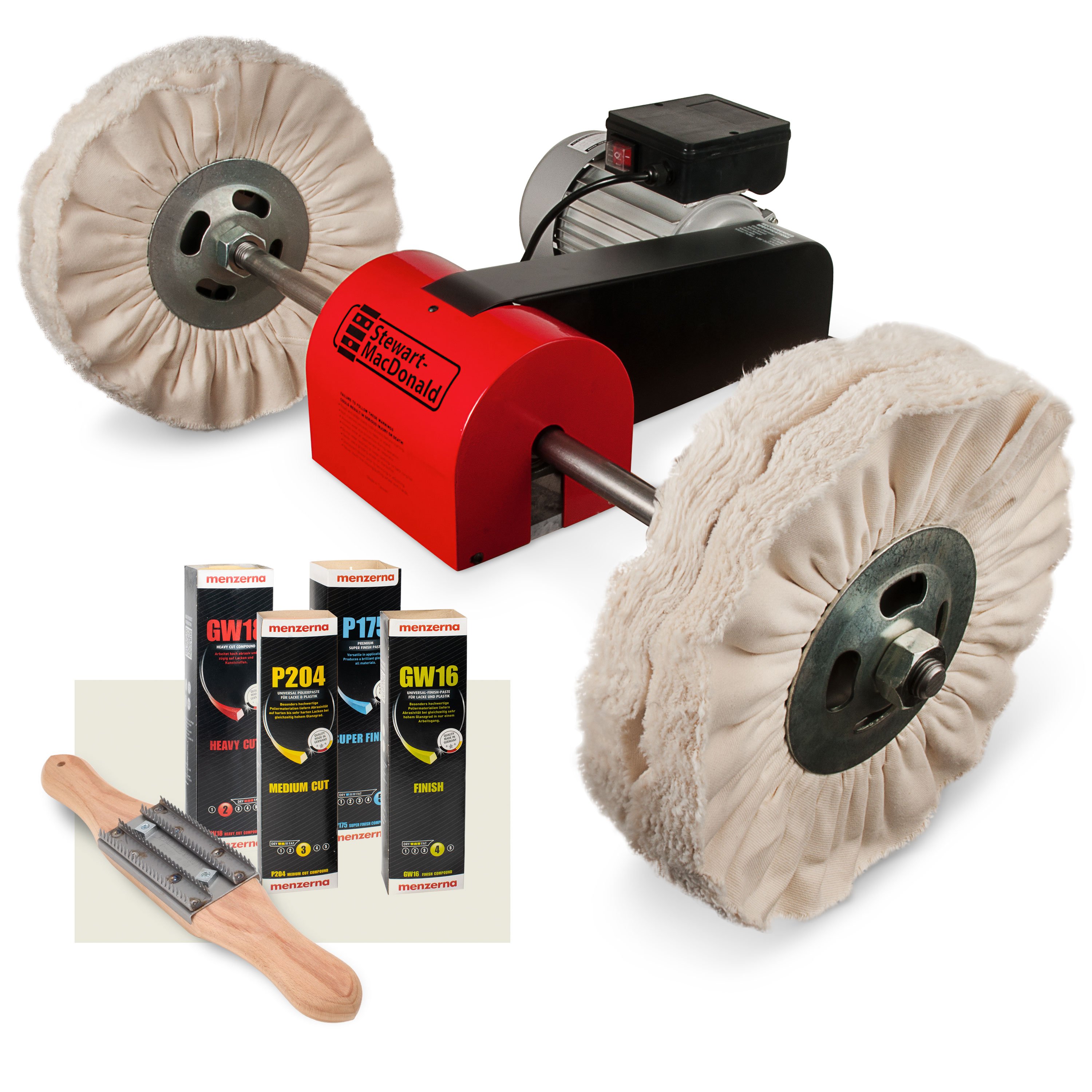 Sistema de abrillantado completo para guitarra de StewMac, 120V