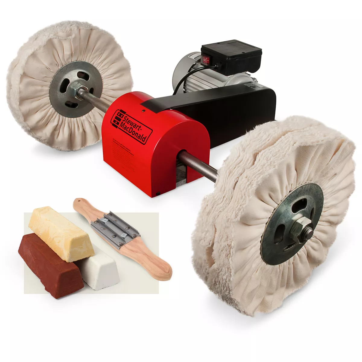 Búfer de guitarra StewMac con motor de 230 voltios Búfer de guitarra StewMac con motor de 230 voltios