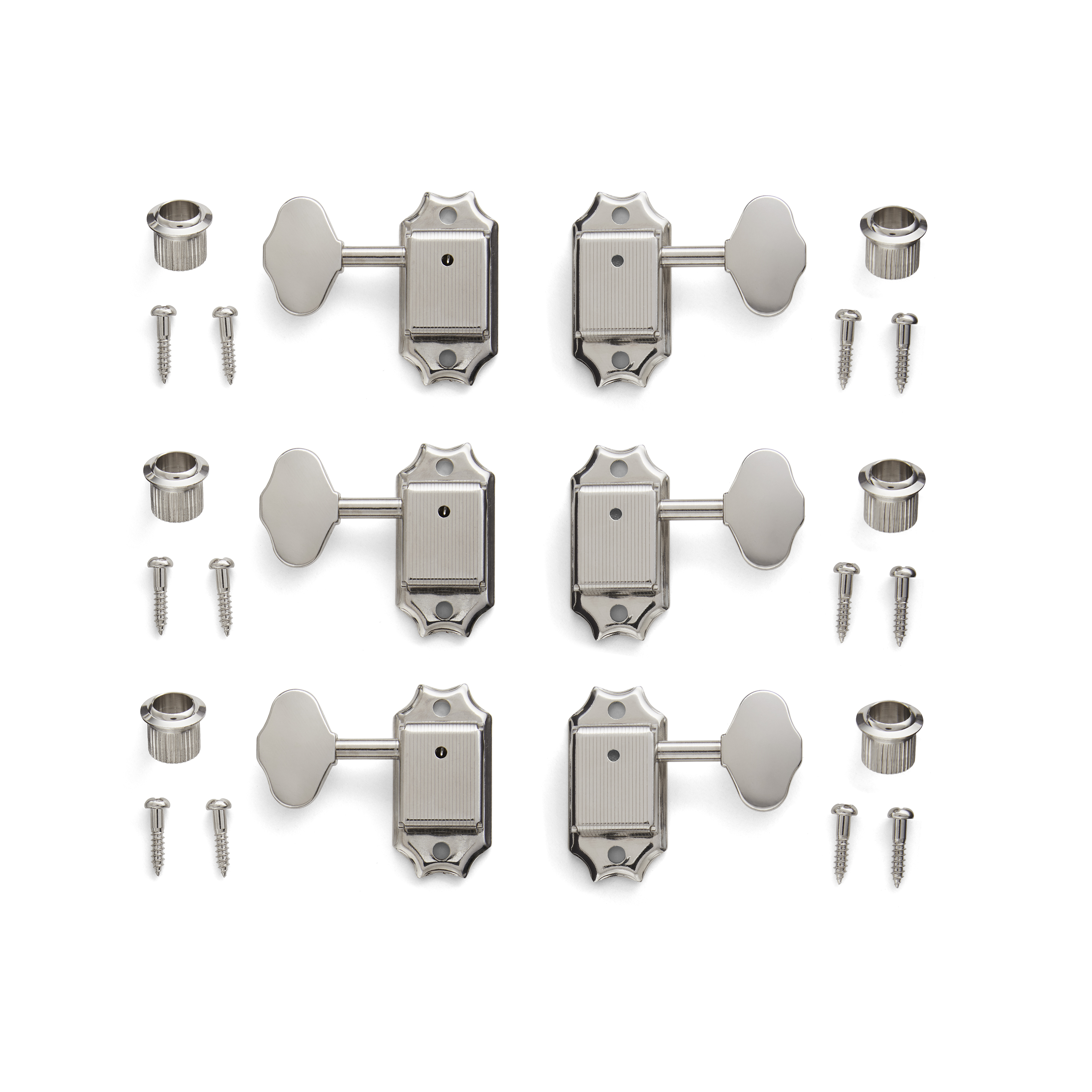 Clavijas de afinación Gotoh Vintage 3+3 con perilla escalopada