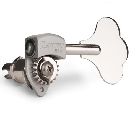 Sintonizador individual de bajos Hipshot Ultralite con mando estilo guardabarros Sintonizador individual de bajos Hipshot Ultralite con mando estilo guardabarros