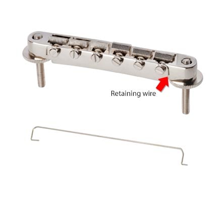 Cable de retención de silleta para puentes ABR-1 Tune-o-matic