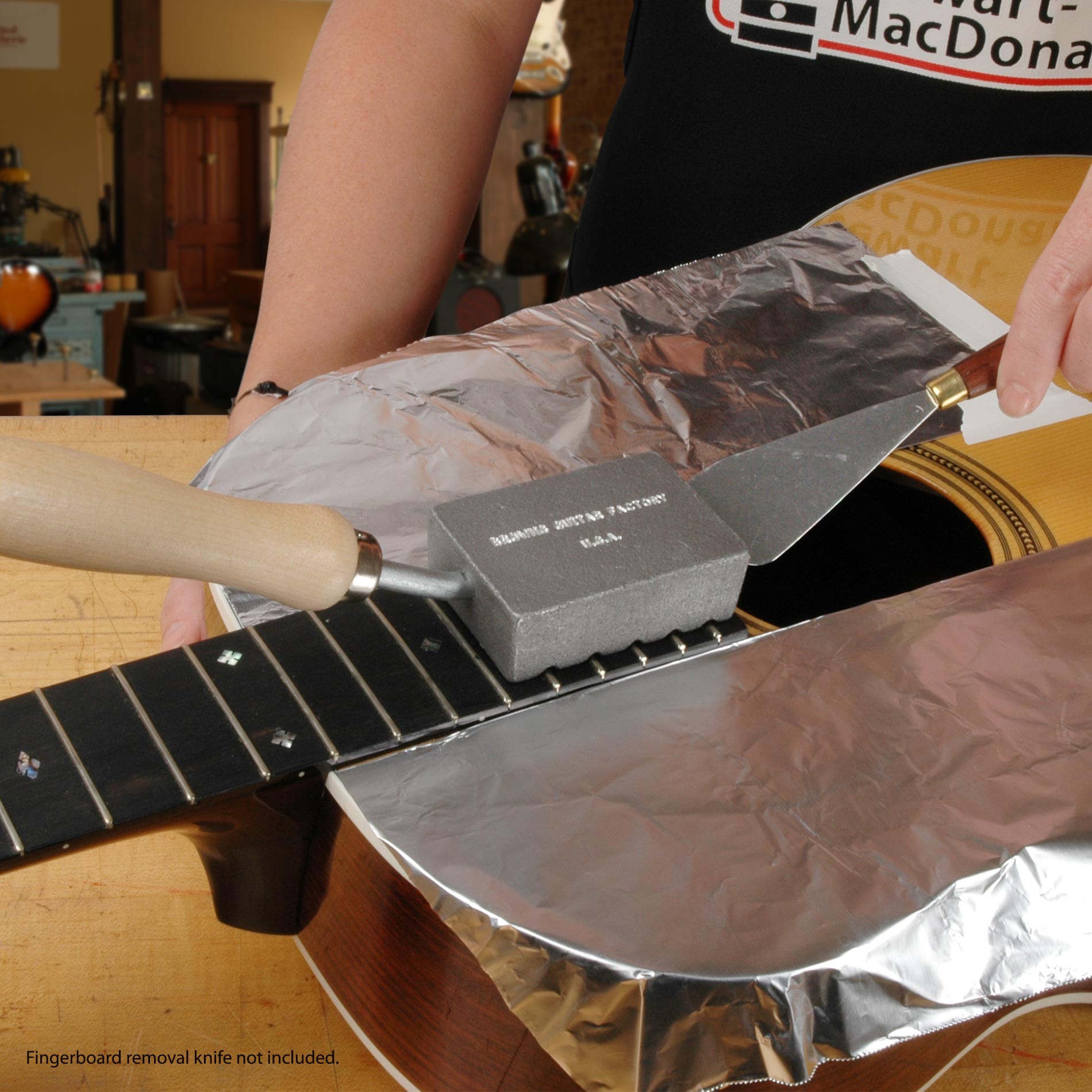 Calentador de puente y hierro Diapasón 