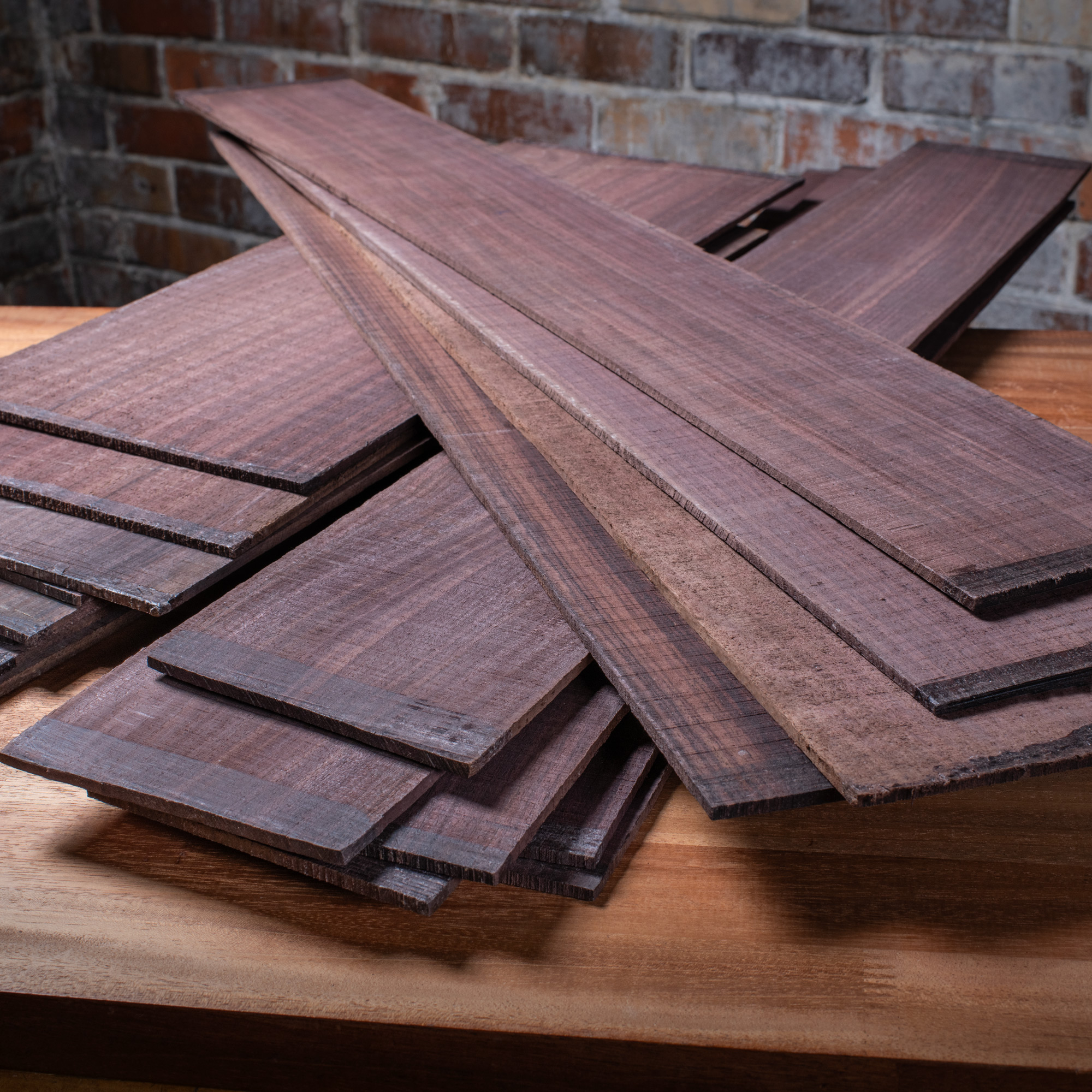 Juego Indian Rosewood para guitarra pequeña en la parte posterior y lateral