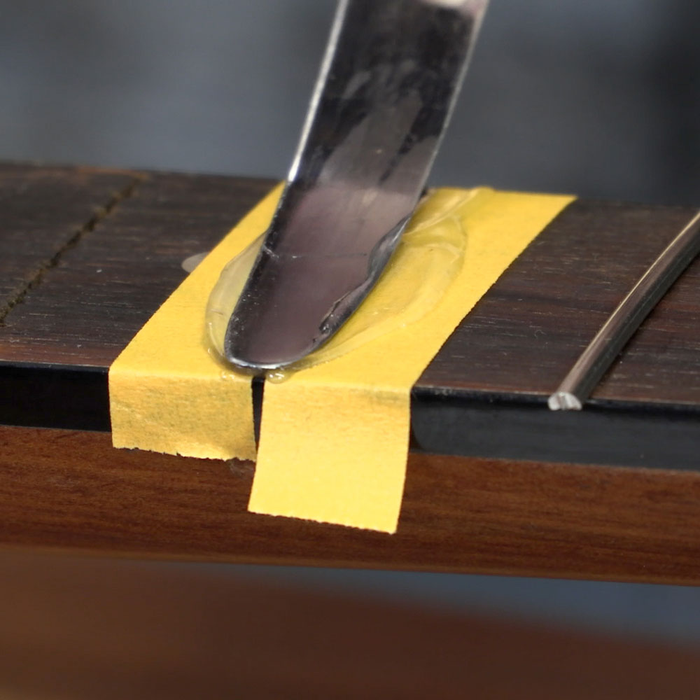 Cuchillos de paleta de reparación de guitarra, juego de 7