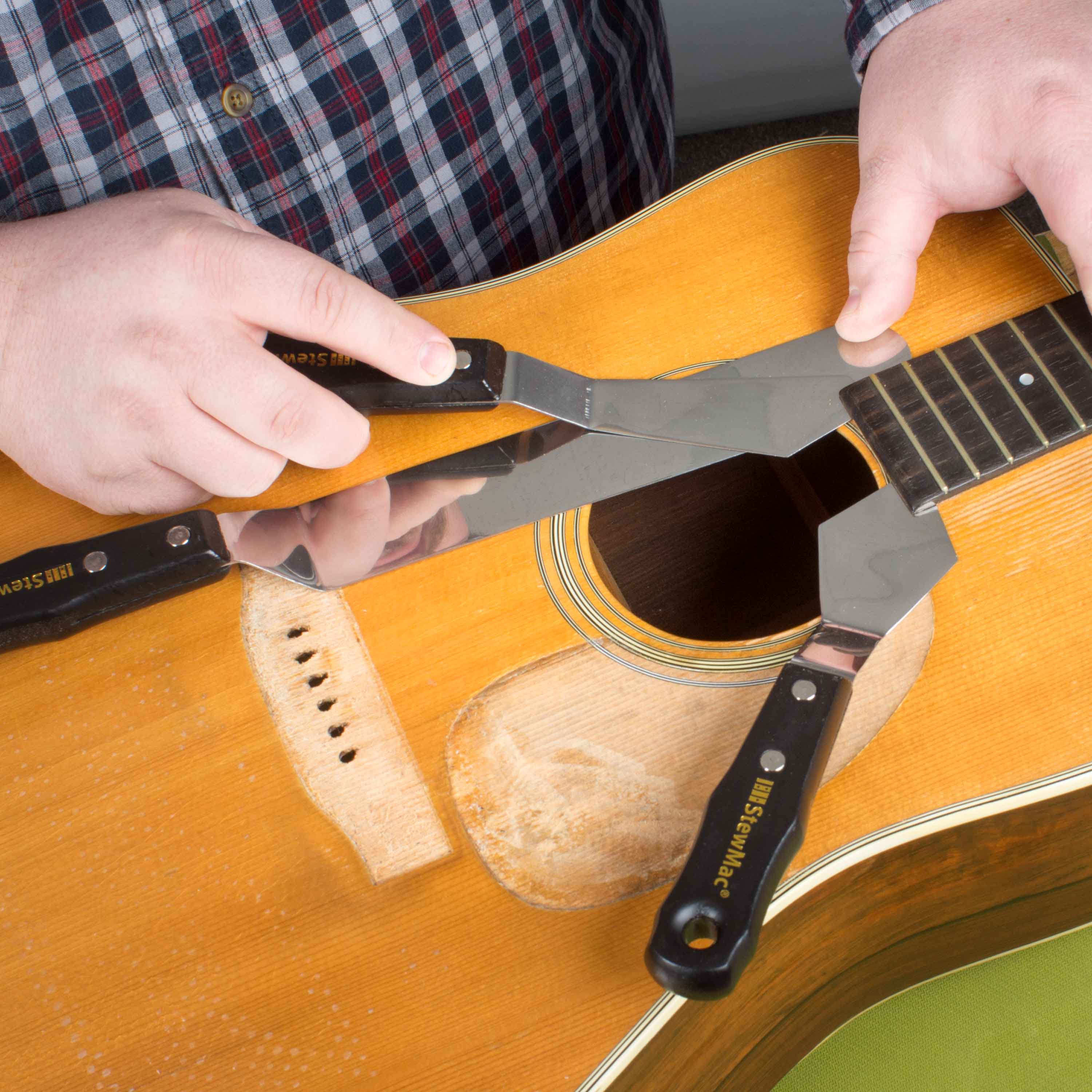 Cuchillos de paleta de reparación de guitarra, juego de 7