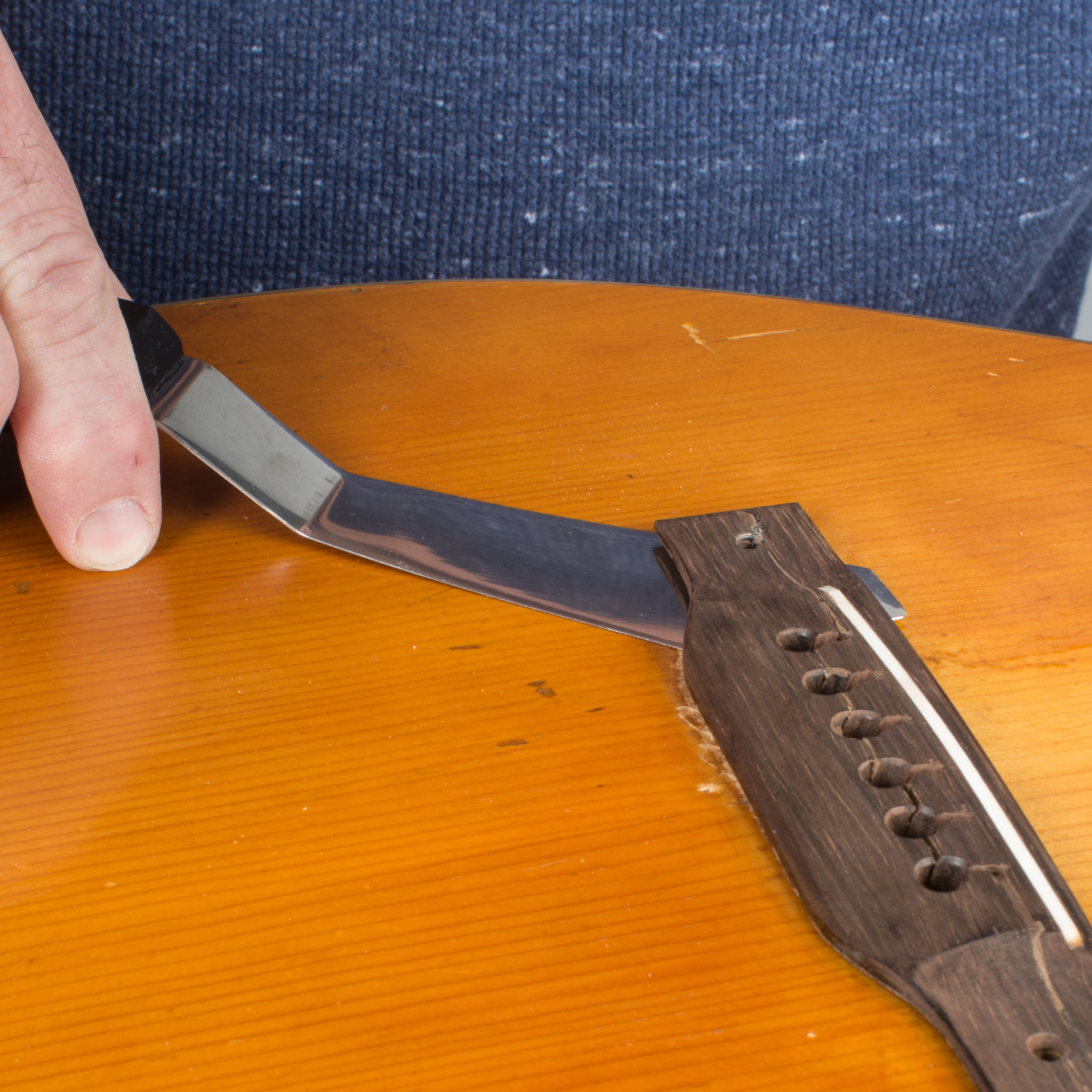 Cuchillos de paleta de reparación de guitarra, juego de 7