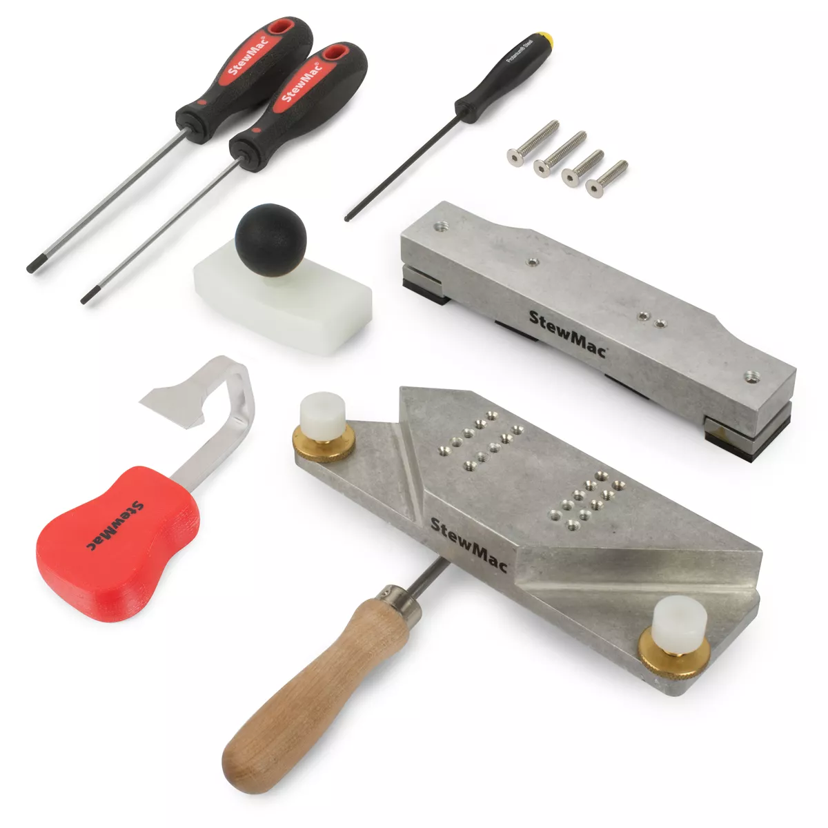 Herramientas de puente acústico StewMac, juego completo Herramientas de puente acústico StewMac, juego completo