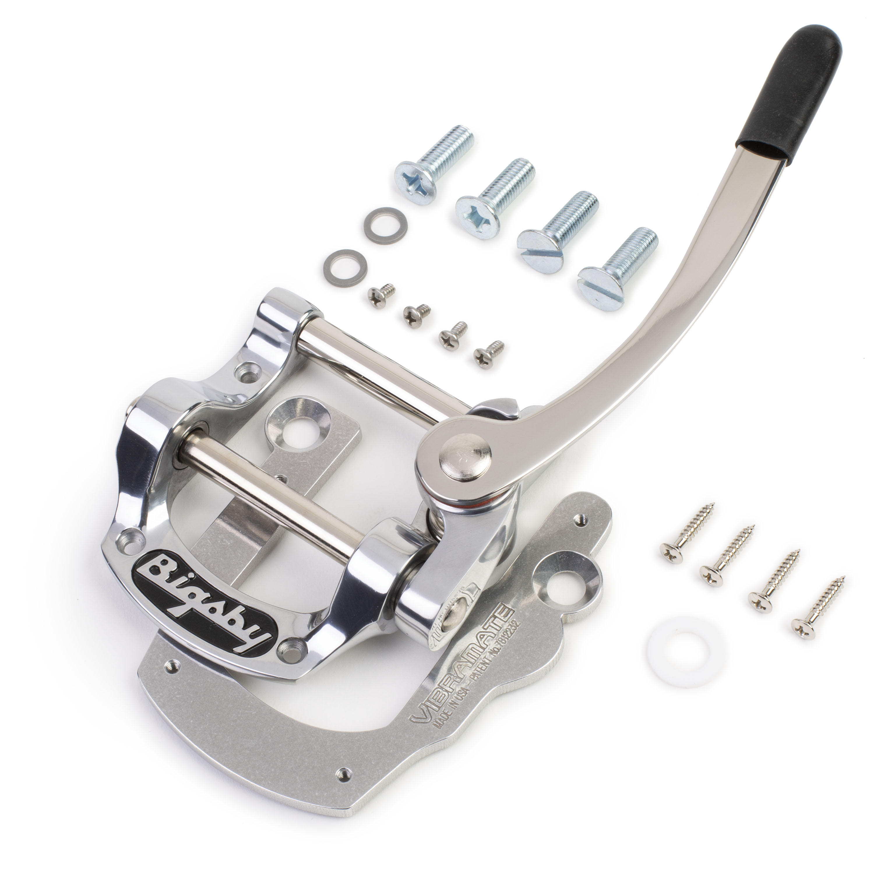 Bigsby B5 con Vibramate V5 - Aluminio pulido Bigsby B5 con Vibramate V5 - Aluminio pulido