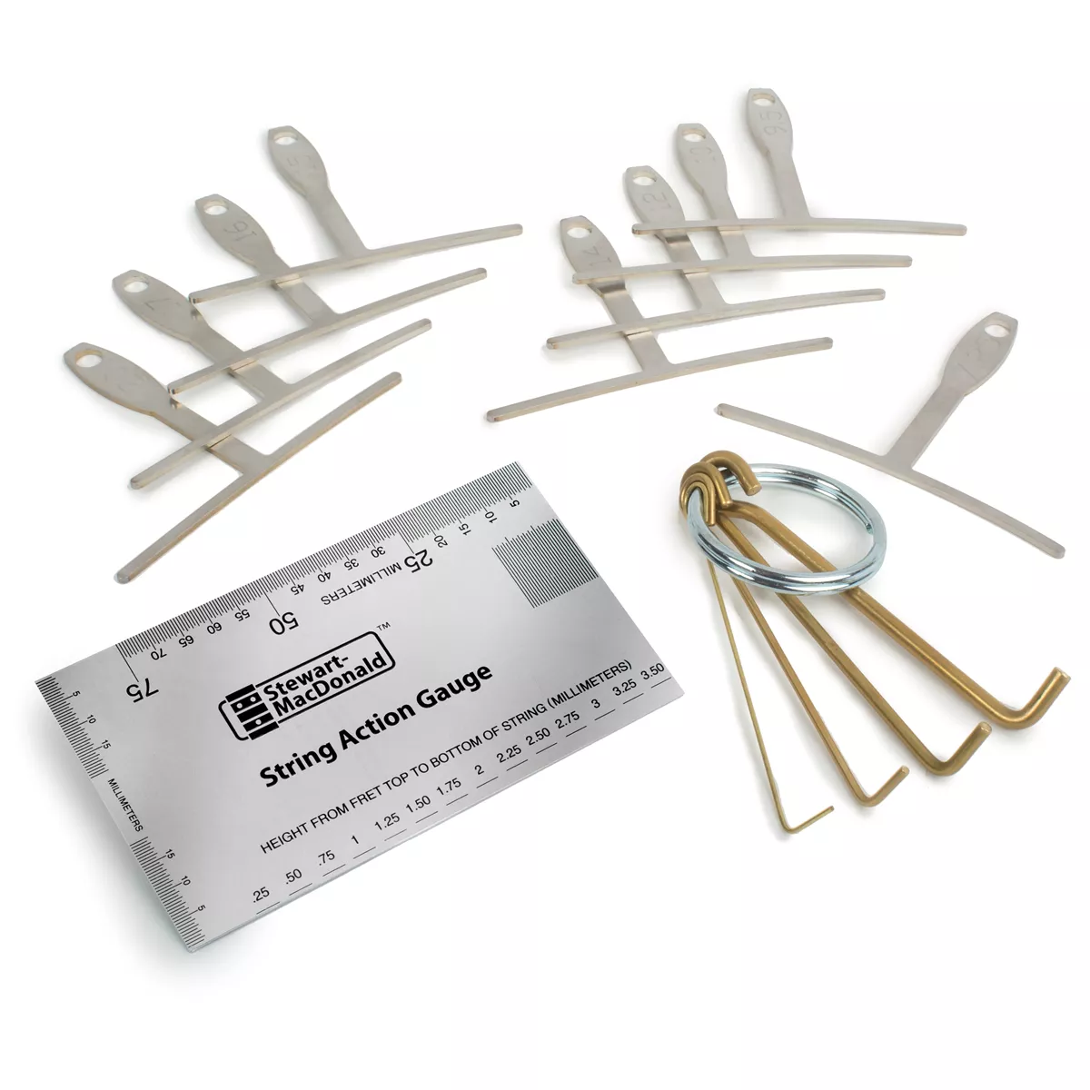 Juego de ajuste de acción para guitarra eléctrica Juego de ajuste de acción para guitarra eléctrica