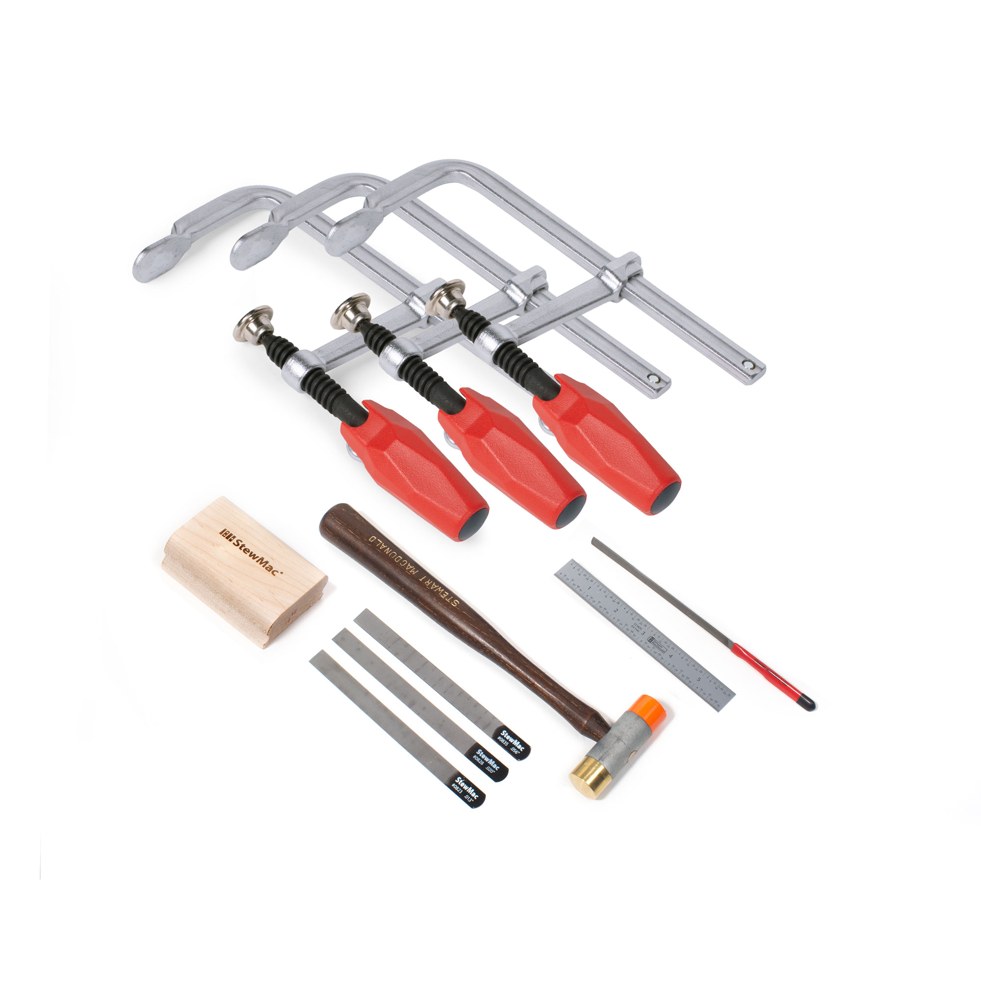 Conjunto de set de herramientas para fabricantes de kit de guitarra eléctrica - Set Neck mástil