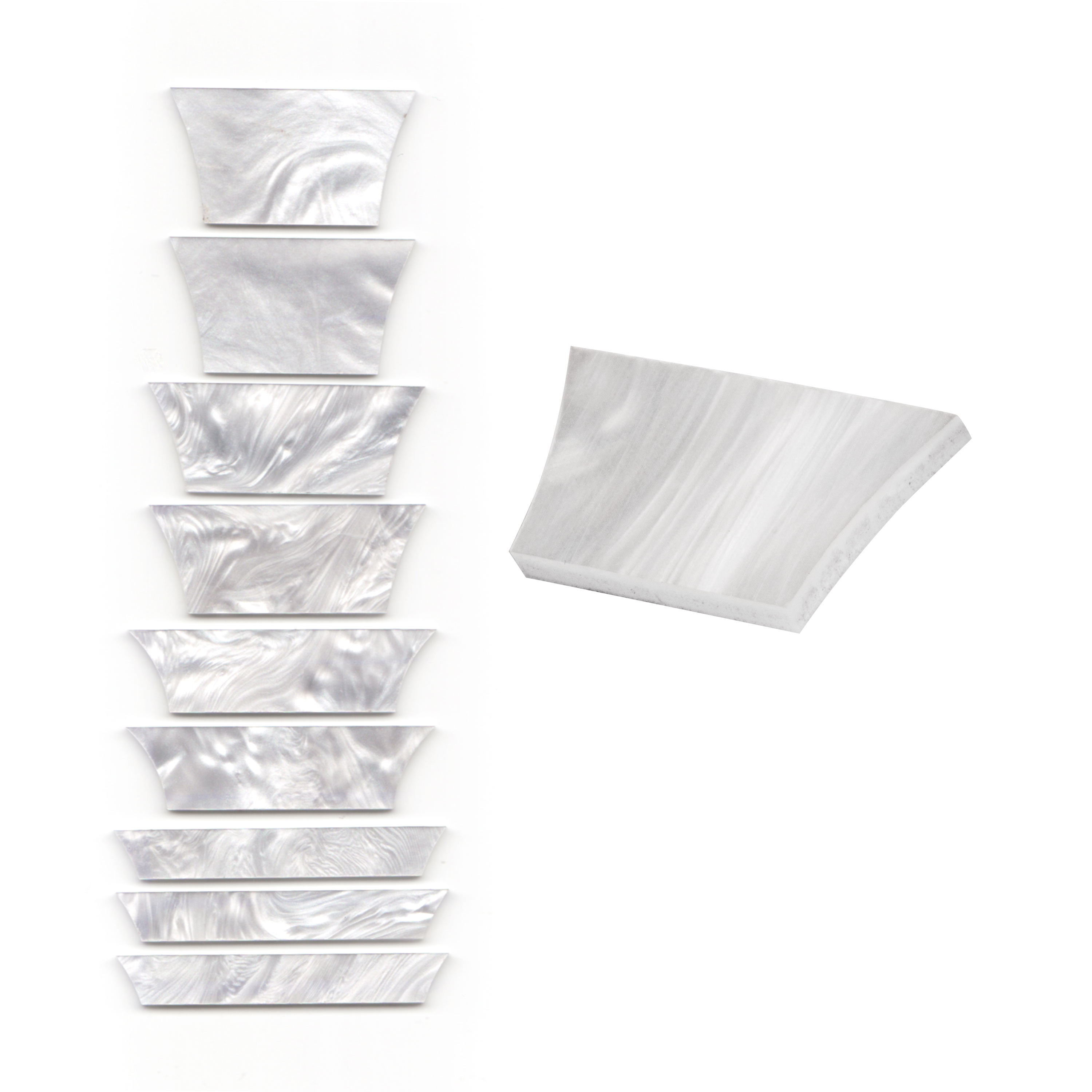 Juego de incrustaciones Pearloid para Gibson&reg; Les Paul&reg; estándar