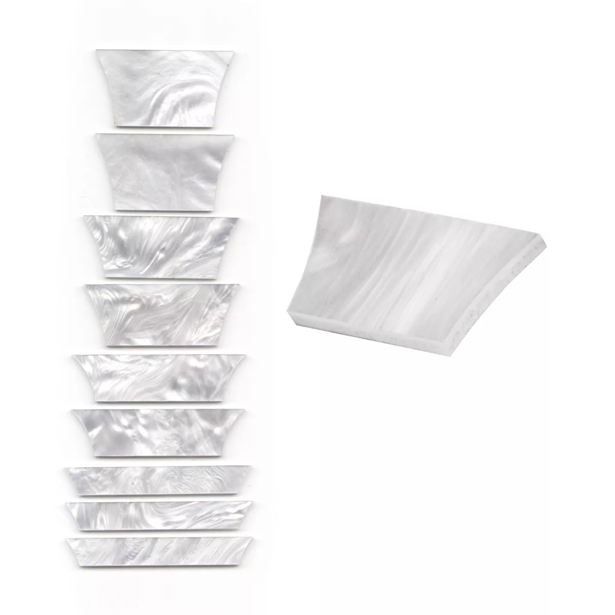 Juego de incrustaciones Pearloid para Gibson® Les Paul® estándar Juego de incrustaciones Pearloid para Gibson® Les Paul® estándar