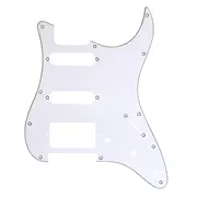 Strat: golpeador con Humbucker, blanco/negro/blanco