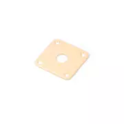 Placa de jack de plástico para Gibson® Les Paul®, crema