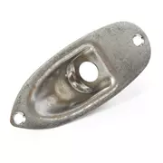 Placa de jack para Strat, cromo relic
