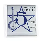 Cuerdas de Banjo de Five-Star, ligeras, 5 cuerdas (0,009