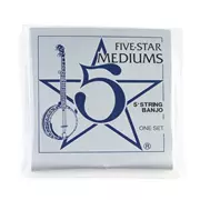 Cuerdas de Banjo de Five-Star, medianas, 5 cuerdas (0,010