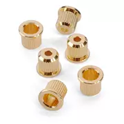 Casquillos de cuerda de guitarra, dorado, juego de 6