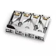 Schaller Puente bajo Roller de 4-String, cromado