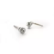 Botones de correa de Gibson Accessories, aluminio, juego de 2