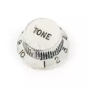 Strat perilla, tono, blanco relic