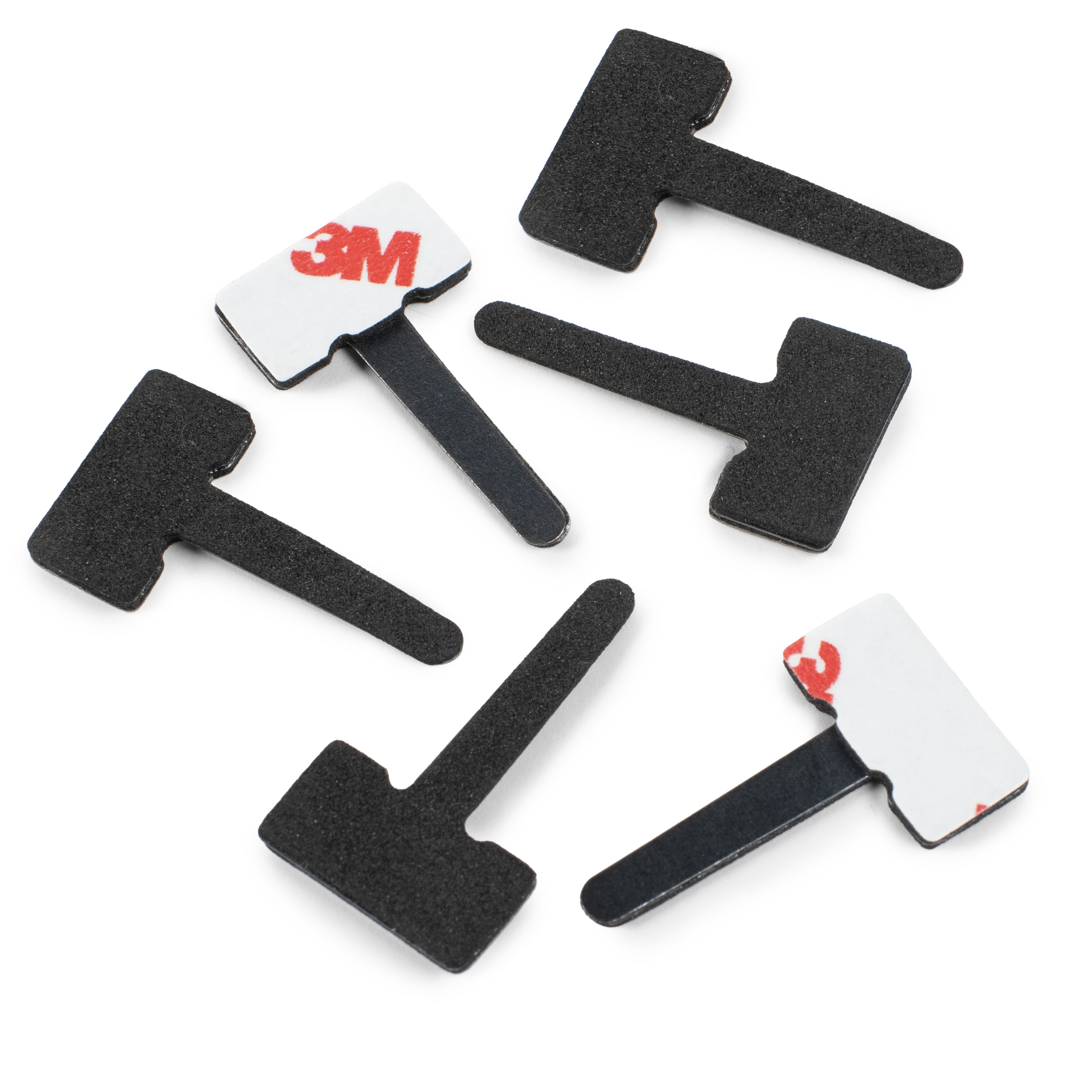 Self-stick Wiring Clips for Acoustic Pickups - 6 Pack