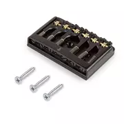 Schaller puente Roller sin tremolo, negro