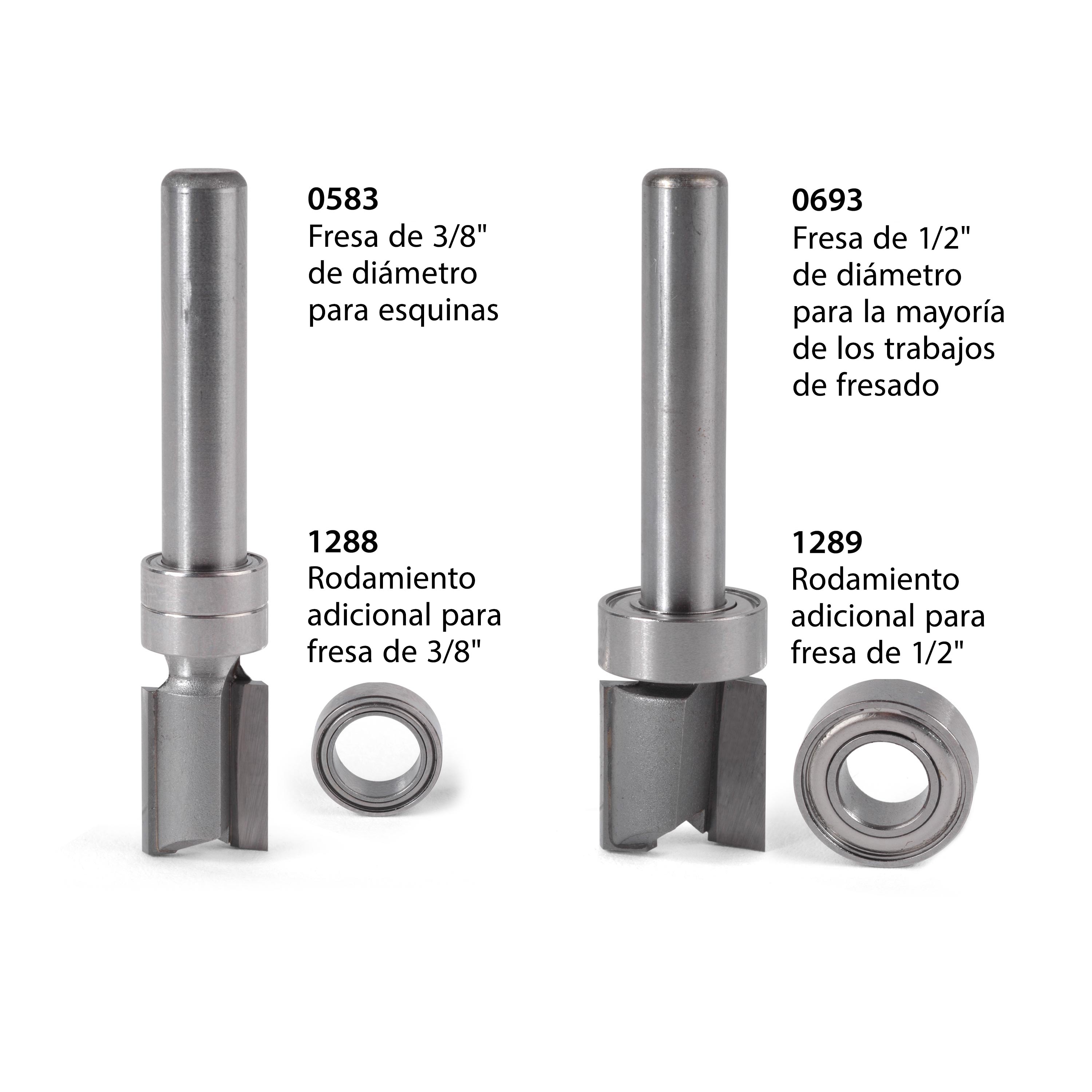 Brocas para enrutador de cojinetes de bolas