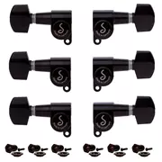 Máquinas de guitarra Schaller M-6 Mini 3+3 , negro