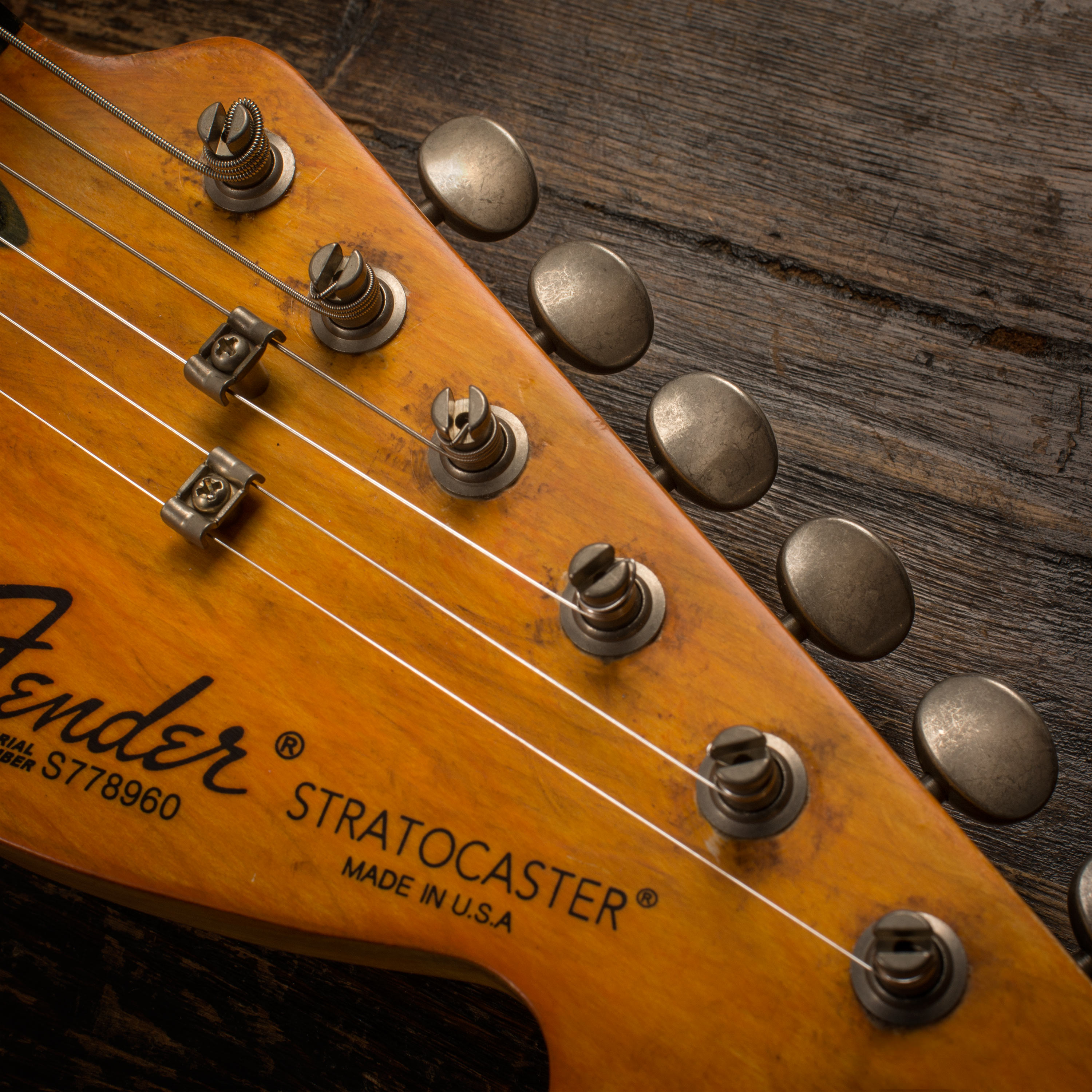 Clavijas de afinación Gotoh estilo vintage con perilla ovalada, 6 en línea
