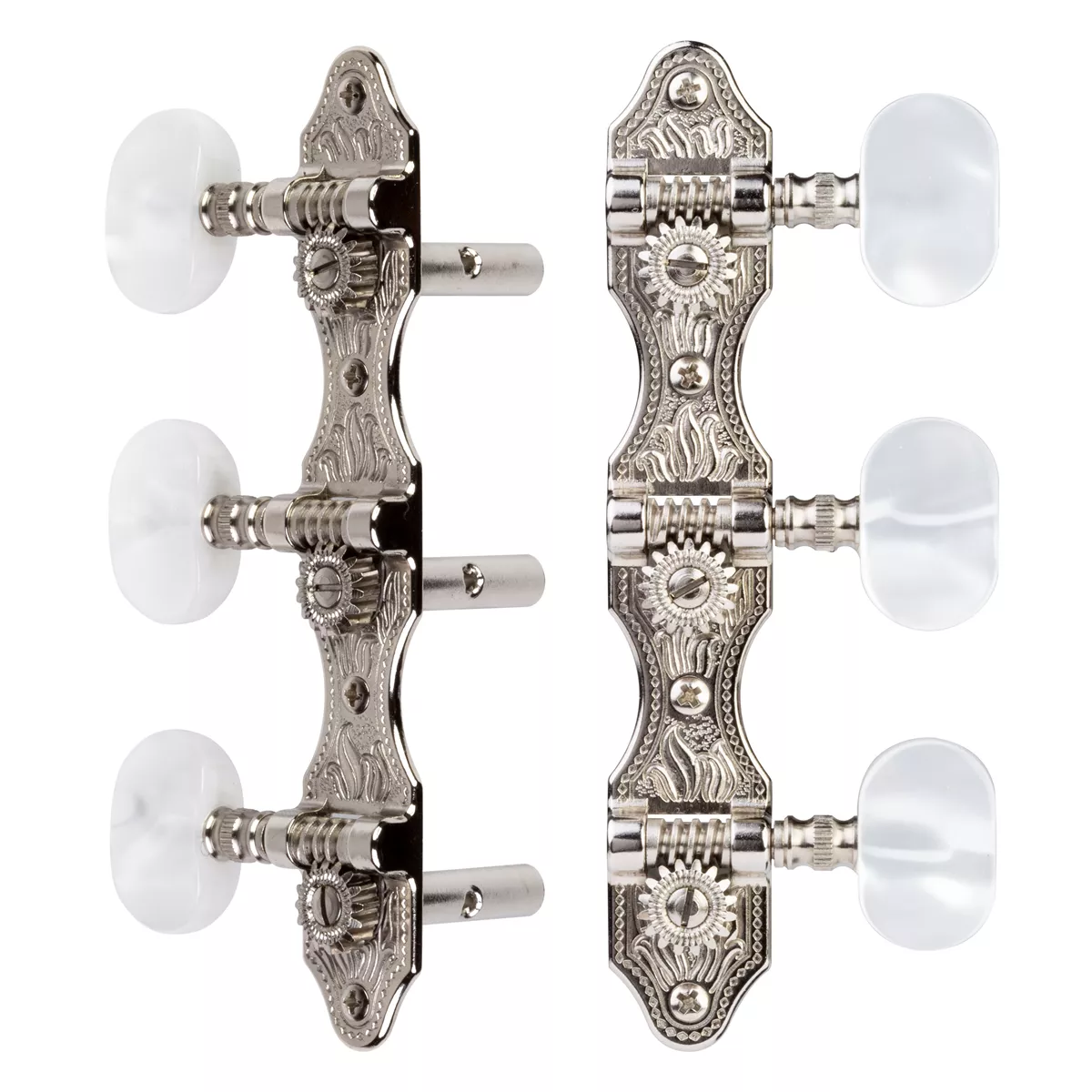 Máquinas de guitarra Schaller 3-On-Plate Máquinas de guitarra Schaller 3-On-Plate