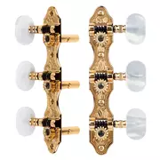 Máquinas de guitarra Schaller 3-On-Plate, Doradas, 3L/3R